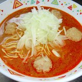 インスタントプラス♪我が家の“肉団子坦々麺”